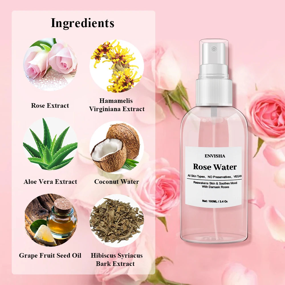 ENVISHA Rose Water