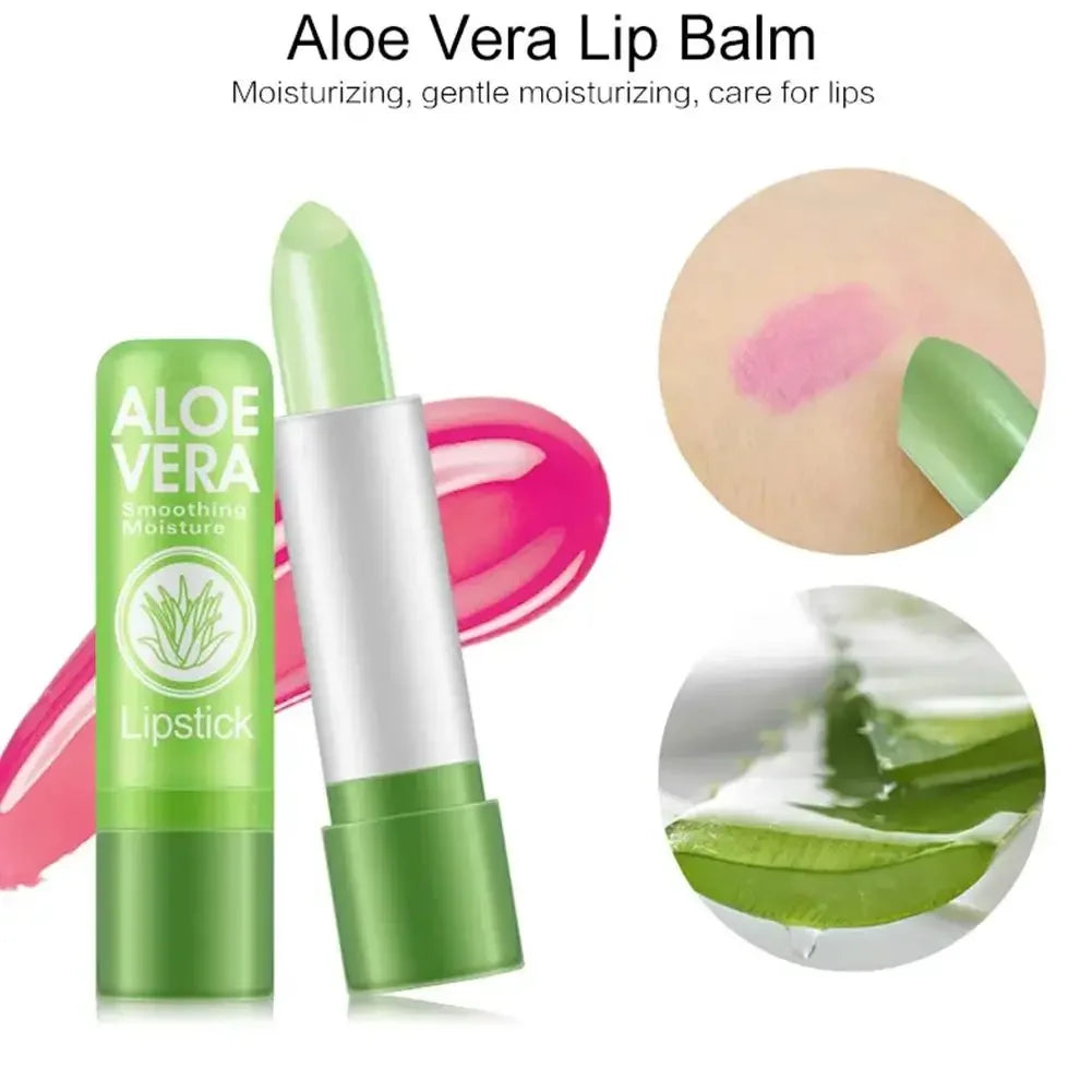 4Pcs Aloe Vera Lipstick
