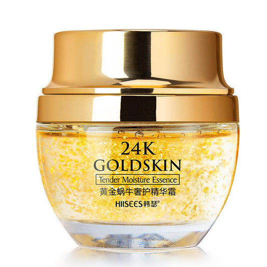 24K Golden Snail Collagen Cream Moisturizing and Skincare Essential Oil